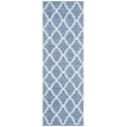 thumbnail image 2 of SAFAVIEH Montauk Giovanni Geometric Runner Rug, Blue/Ivory, 2'3" x 7', 2 of 7
