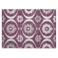 thumbnail image 2 of Addison Rugs Chantille Indoor/Outdoor Transitional Medallions Eggplant Washable Rectangle Rug, 1'8" x 2'6", 2 of 6