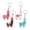 4pcs, variant on 4/8Pcs Alpaca Shape Keychain Cartoon Llama Charm Keyrings Party Bag Fillers Birthday Christmas Gifts Handbag Charm Purse Accessories