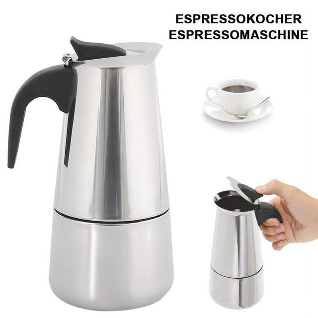 Stainless Steel Espresso Stove Top Coffee easy operation espresso Maker Italian Percolator Pot