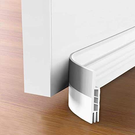 Guardapolvo y Protector para Puerta de 3 Capas Burlete Cubrepolvo para Puertas - Under Door Draft Stopper - Polveras de Silicon - Sellador – Atrapa y Cubre del Polvo - Tira de sellado