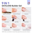 thumbnail image 3 of Saviland 100g Clear Builder Nail Gel - Large Capacity Strengthen Harden Gel for Natural Nails Extension, 3 of 8