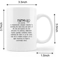 thumbnail image 5 of Nurse Gifts Nurse Definition Ceramic Mug-11oz Coffee Milk Tea Mug Cup with Handle,Nurse Appreciation Gifts,Nurse Week Gifts,Gifts for School Nursing Students, 5 of 5