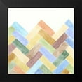 thumbnail image 2 of Zarris, Chariklia 15x15 Black Modern Framed Museum Art Print Titled - Geometric III, 2 of 5