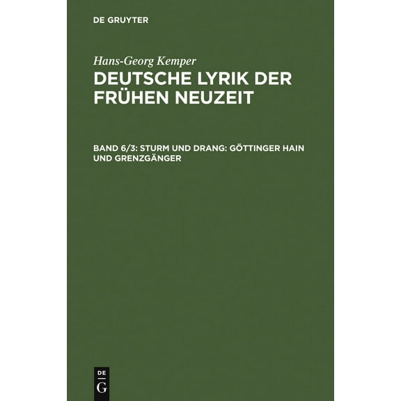 Deutsche Lyrik der Fr?hen Neuzeit