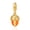 Autumn Acorn, variant on 925 Sterling Silver Autumn Scarecrow Dangle Charm, Maple Leaf Orange Red Enamel Pendant Bead, Fall Harvest Charm Compatible with European Bracelet & Necklace, Jewelry Gift for Women