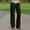 *Black, variant on ClodeEU Women's Solid Color Cargo Pants with Pockets,Straight Leg Casual Loose Fit Athletic Long Trousers White,Womens Plus XL