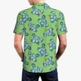 thumbnail image 6 of Wukai Motorcycle Riding Dinosaur Men’s Polo Shirts,Quick-Dry Athletic Shirt,Classic Fit Shirts-3X-Large, 6 of 8