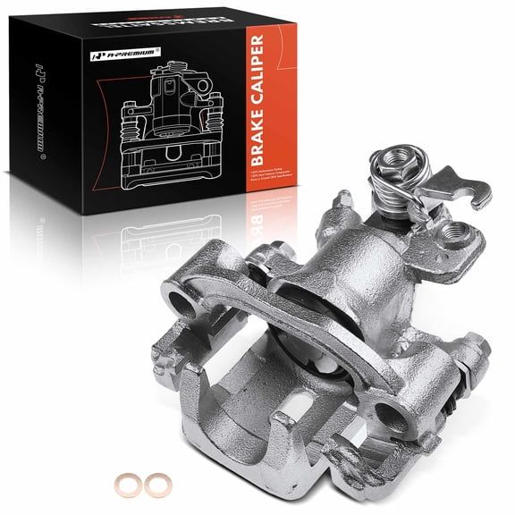 A-Premium Brake Caliper Assembly with Bracket Compatible with Nissan 240SX 1995-1998 Rear Driver Side