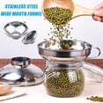 thumbnail image 2 of CAROOTU Stainless Steel Wide Mouth Funnel for Beans Jam Food Powder Kitchen Gadgets, 2 of 5
