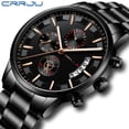 thumbnail image 2 of CRRJU Mens Watches Top Brand Waterproof Sports Chronograph Stainless Steel Quartz Casual Clock Relogio Masculino, 2 of 6