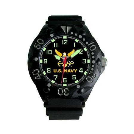 US Navy Rubber Bezel Watch