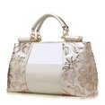 thumbnail image 1 of Bolso de mujer con empalme de piel lacada, bolso de mano de mujer con lentejuelas de gran capacidad, bolso cruzado grande de mujer de alta calidad, bolso de hombro, 1 of 1