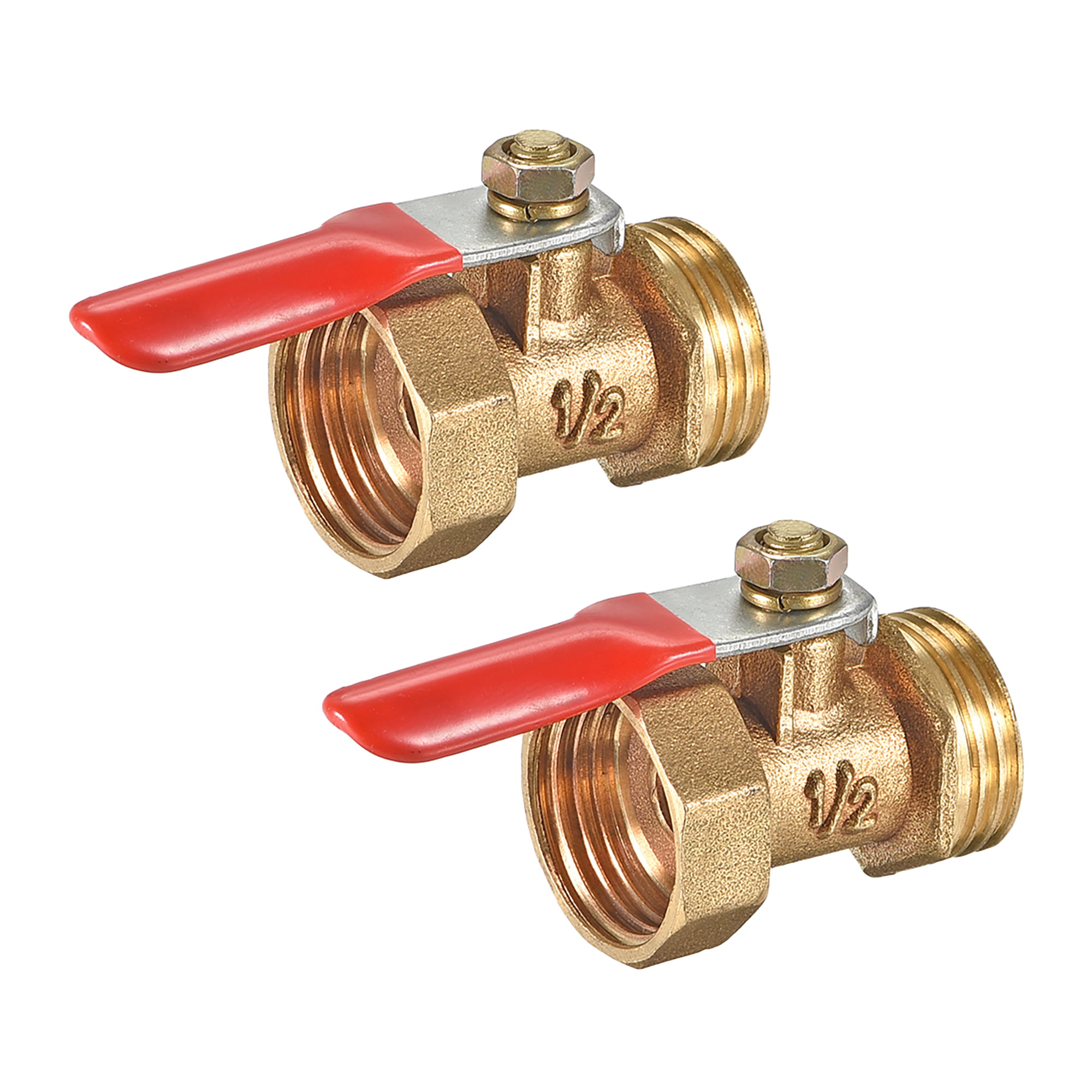 for Valve Switch air Pump Outlet Male to Female Thread Ball Valve 5 pcs G1 / 2 Thick Brass Ball Valve air Compressor