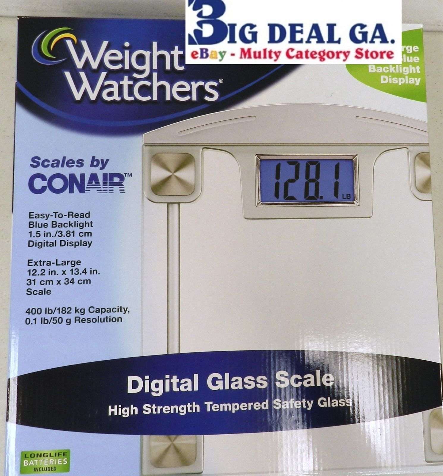 Weight Watchers WW401GD Digital Glass Scale by Conair