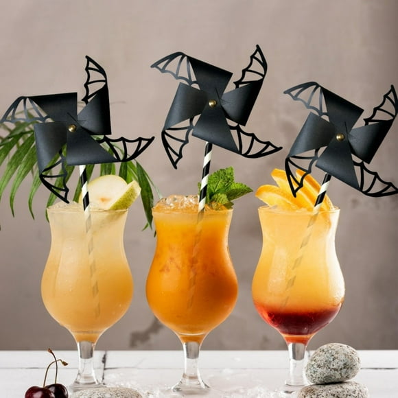 Boovnll Place Mats, Halloween Decorative Paper Windmill Ghost Festival Decoration Diy Halloween Decorative Props, Placemats, Table Mats, Placemats Set of 6