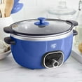thumbnail image 2 of GreenLife 6qt Healthy Ceramic Nonstick Slow Cooker | Blue, 2 of 11