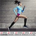 thumbnail image 2 of 6 Pairs-Compression Socks for Women & Men Circulation Best Support for Nurses, Running, Athletic,Flight Travel, 2 of 5