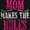 Black, variant on Mom Makes the Rules Funny Mothers Women's Graphic T Shirt Tees Brisco Brands L