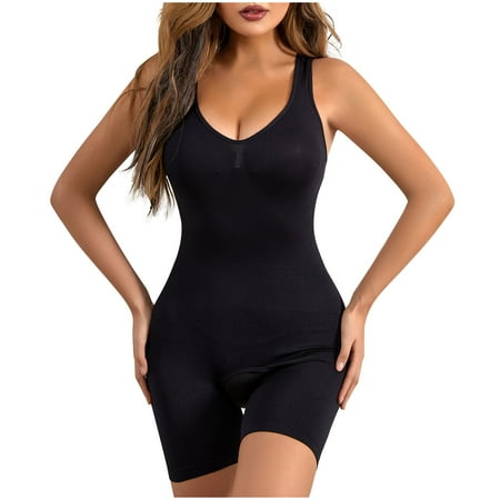 

Henpk Corset Tops for Women Ladies Seamless One-Piece Open Crotch Body Shaper Abdominal Lifter Hip Shaper Underwear Stretch Slimming Body Corset
