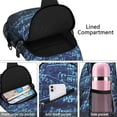 thumbnail image 2 of Scientific Knowledge Science Classroom Educational Wall Books Lightweight Travel Sling Backpack for Students, 2 of 6
