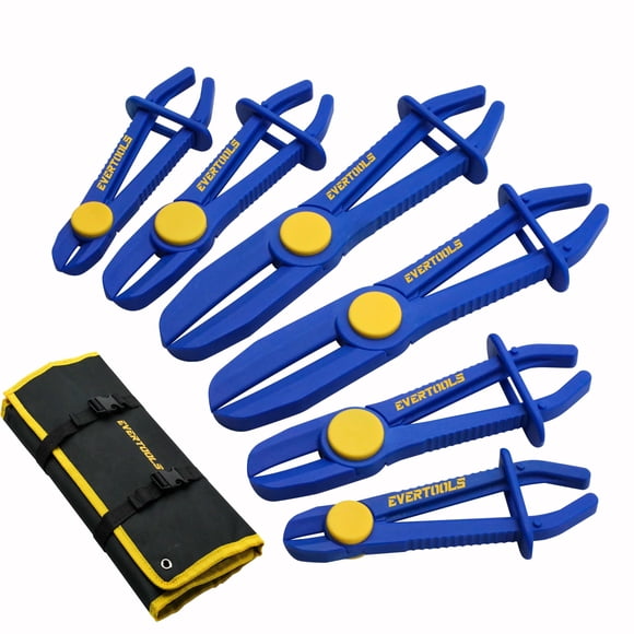 Juego de alicates con pinza para mangueras flexibles Evertools, 6 unidades