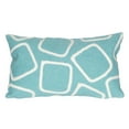 thumbnail image 2 of Liora Manne Visions I Squares Indoor Outdoor Decorative Pillow Aqua, 2 of 2