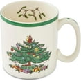 thumbnail image 1 of Holiday Ceramic Christmas Dinnerware & Cutlery Set with Festive Tree Plates, Bowls, Mugs, Saucers for Holiday Dining, 1 of 7