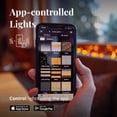 thumbnail image 2 of Luces LED en Cascada Icicle Twinkly 190 LEDs Smart App IP44 5.5 m, 2 of 9