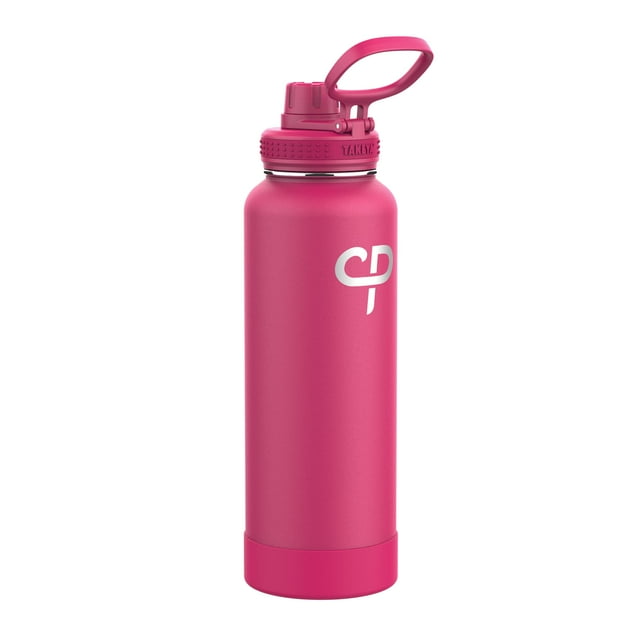 Botella de agua Takeya CP Signature Pickleball 1.2 L de acero inoxidable