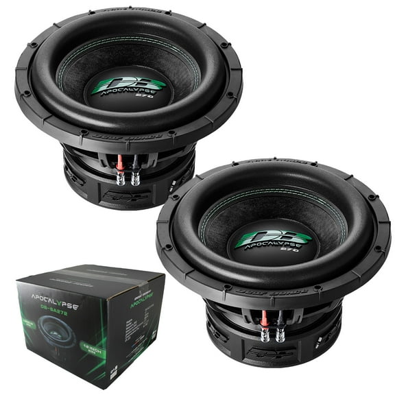 2 x Deaf Bonce Apocalypse DB-SA272-D2 12" DVC 2-Ohm 6000W Subwoofers