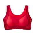 thumbnail image 3 of ALLLIST Seamless Bras for Women Back Smoothing Push up Bralette Lifting Red Color Block T Shirt Ladies Bras Size M-3XL, 3 of 4