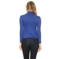 thumbnail image 5 of MOA COLLECTION Women's Solid Color Turtleneck Sweater - Basic and Versatile, 5 of 6