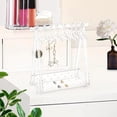 thumbnail image 3 of Soporte de exhibición compacto para pendientes Matsuzay colgador organizador de pendientes acrílicos 13.5 x 13.5 x 8.3 cm, 3 of 6