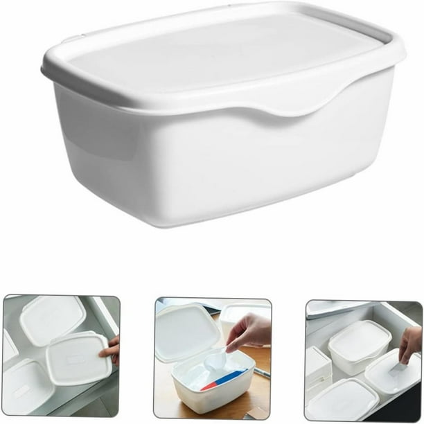 ¡Liquidación! Caja Meiiso para guardar toallitas, estuche para pañuelos, dispensador de toallitas frescas, contenedor para toallitas con tapa, porta pañuelos con tapa, caja de pañuelos para adultos,