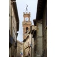 thumbnail image 2 of Delisle, Gilles 17x24 Black Ornate Wood Framed with Double Matting Museum Art Print Titled - Italy, Tuscany, Pienza City street view, 2 of 4