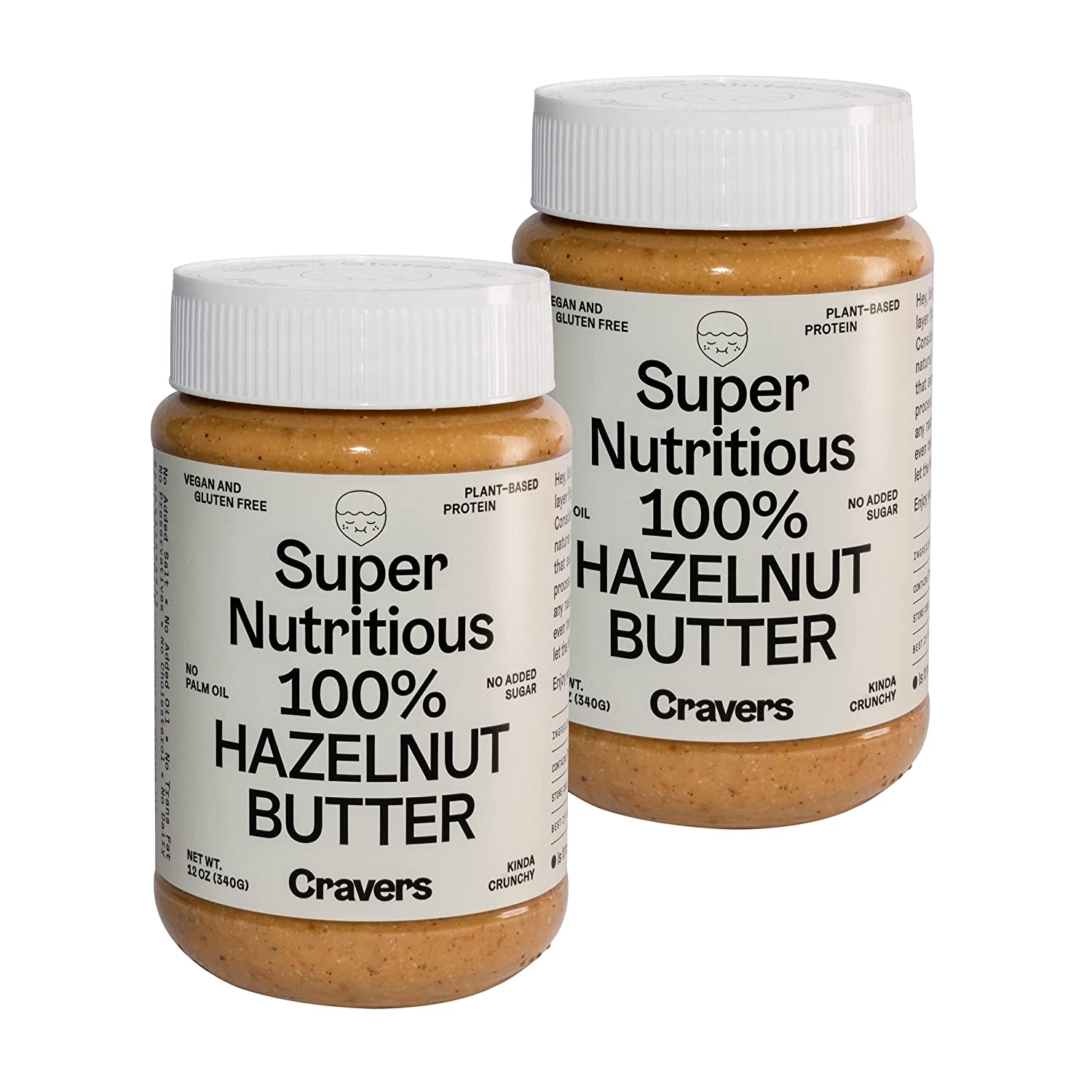 Cravers 100 Hazelnut Butter Only 1 Ingredient Vegan, Paleo, Kosher