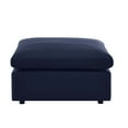 thumbnail image 3 of Modular Ottoman Lounge Chair, Blue Navy, Fabric, Modern Contemporary, Outdoor Patio Balcony Cafe Bistro Garden Furniture Hotel Hospitality, 3 of 4