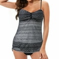 thumbnail image 4 of PENGXIANG Swimsuits For Women Loose Fit Floral Printed Two Piece Bathing Suits, 4 of 6