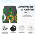 thumbnail image 3 of Gaeub Spring St Patrick’S Day Irish Gnomes Print Mens Swim Trunks with Compression Liner,Board Shorts Quick Dry,Beach Swimwear with Pockets-XX-Large, 3 of 6