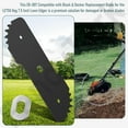thumbnail image 5 of 2-Pack EB-007 Edge Hog Heavy-Duty Edger Replacement Blades Compatible with Black+Decker 7-1/2-inch, for LE750-CASE Cut with 4-wear Indicators, 5 of 9