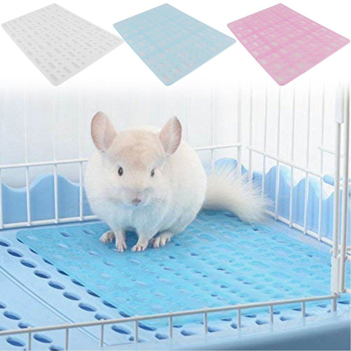 Meidiya Rabbit Playpen Feet Mats for Cage,Plastic Antislip Feet Pad