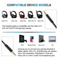 thumbnail image 2 of A10 Headset Cable with Volume Control Compatible with Astro A40,A40 TR,A30,A10 Gaming Headsets for PS4,PS5,Xbox One Controller,6.6ft, 2 of 7