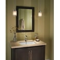 thumbnail image 2 of Progress Lighting Alexa 1-Light Mini-Pendant, Antique Bronze, White Linen Glass Shade, 2 of 5