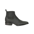 thumbnail image 5 of El General Men’s Python Imitation Black Ankle Boots 45091, 5 of 5