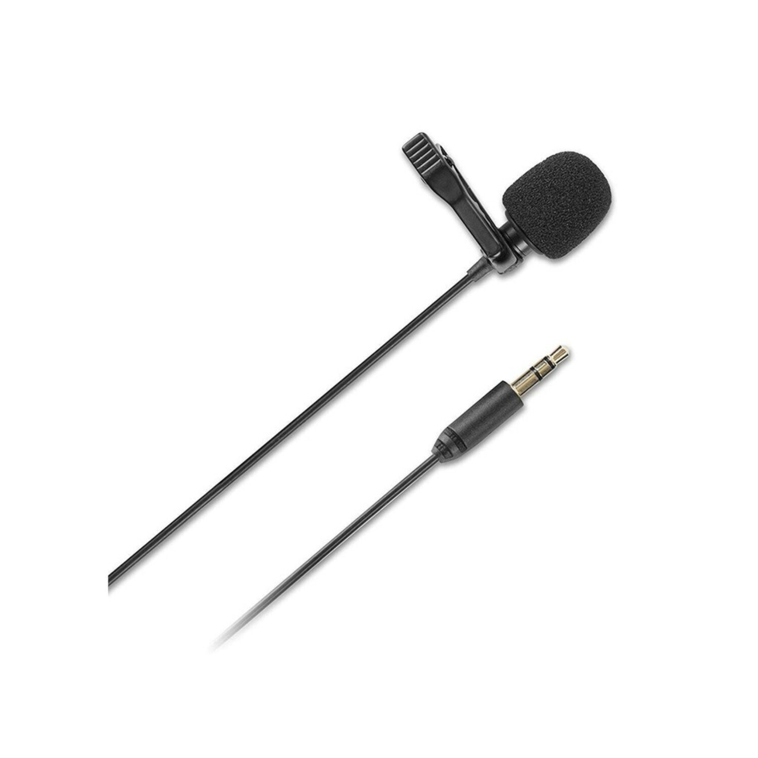 SR-XLM1 Omnidirectional Lavalier Mic with 3.5mm TRS Output for Cameras, Recorders  More (20' Cable)