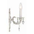 thumbnail image 2 of 5021-AW-CL-MWP Crystorama Lighting Sutton - One Light Wall Sconce in Traditional and Contemporary Style - 6.25 Inches Wide by 10 Inches High-Antique, 2 of 7