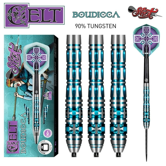 Shot Celt Boudicca Steel Tip Darts -23gm