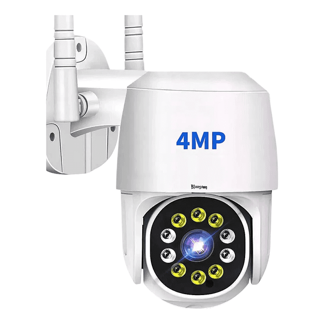 Cámara De Seguridad Wifi Hd 3mp Con Alarmaa Ip BLOOSOM Blanco
