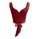 thumbnail image 5 of ICHUANYI Clearance Women Solid Sexy Appliques Sleeveless Pullover Vest Tank Crop Tops Shirts(Red, S) ICHUANYI WER2023080905990, 5 of 6
